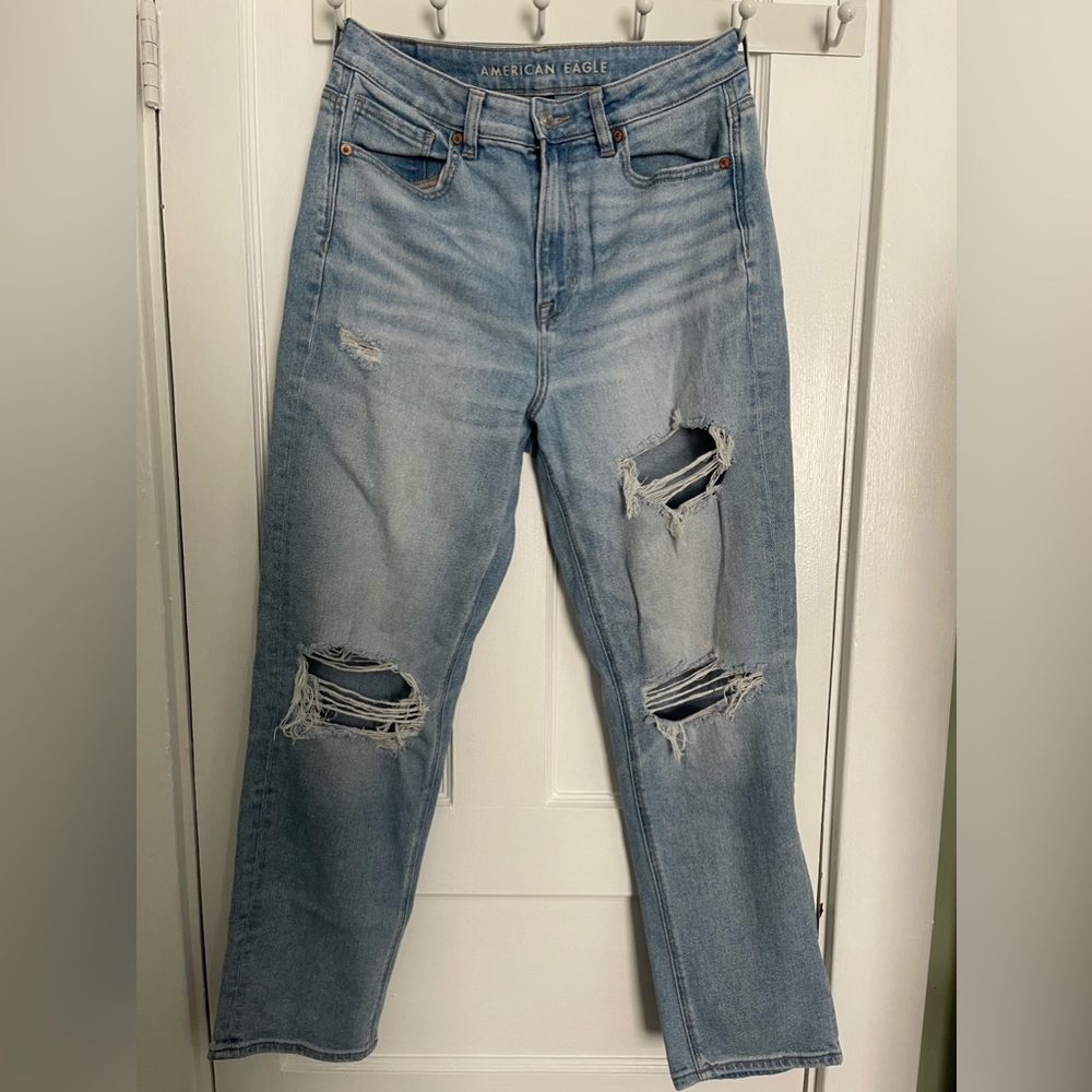 American Eagle straight leg jeans women’s size 12 (30 waist) regular length